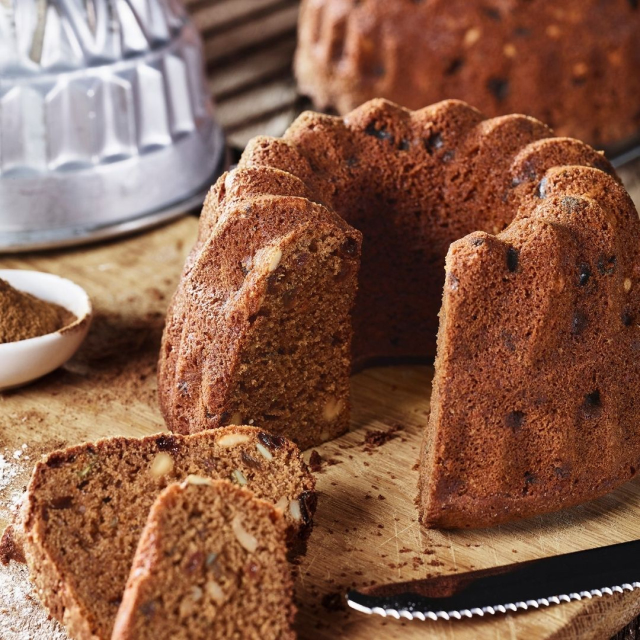 Ontbijtcake met yoghurt
